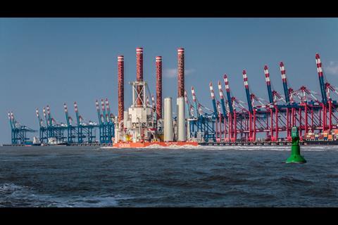 Turbine trade: Bremerhaven is hoping its wind business will pick up further when its new terminal comes on stream. Credit: Mark Michaelis